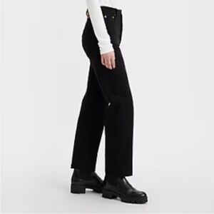 Levi's Women's Black Straight Leg Jeans